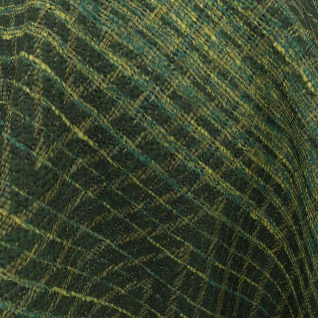 Photo of the fabric Gala Avocado swatch by James Dunlop FibreGuard. Use for Upholstery, Accessory. Style of Geometric, Jacquard