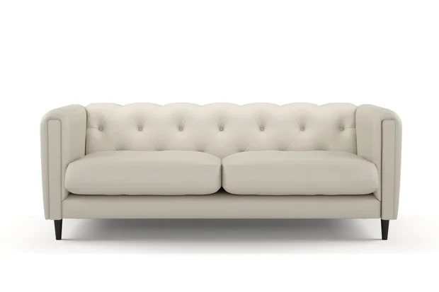 Photo of the fabric Sit Out Beige swatch by James Dunlop FibreGuard. Use for Upholstery, Accessory. Style of Plain, Taffeta