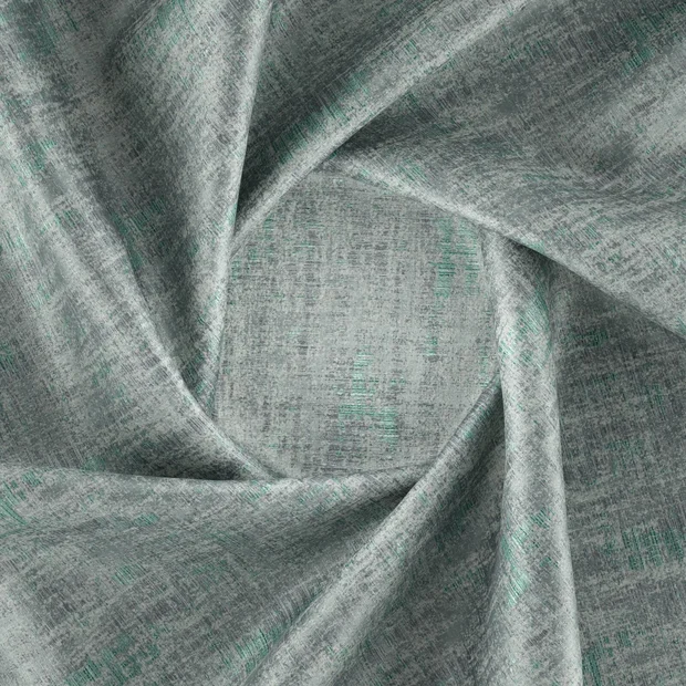 Photo of the fabric Nominee Emerald swatch by Zepel. Use for Curtains, Accessory. Style of Abstract, Texture