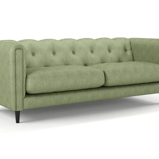Photo of the fabric Trezor Laurel swatch by James Dunlop FibreGuard. Use for Curtains, Upholstery, Accessory. Style of Chenille, Plain