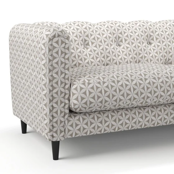 Photo of the fabric Tapa Pumice swatch by James Dunlop. Use for Upholstery, Accessory. Style of Geometric