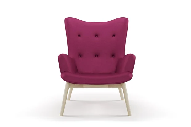 Photo of the fabric Provence Sangria swatch by James Dunlop Essentials. Use for Curtains, Upholstery, Accessory, Top of Bed. Style of Plain, Texture