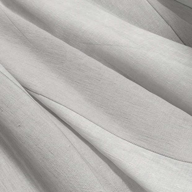 Photo of the fabric Long Beach Oyster swatch by James Dunlop. Use for Sheer Curtains. Style of Sheer, Stripe