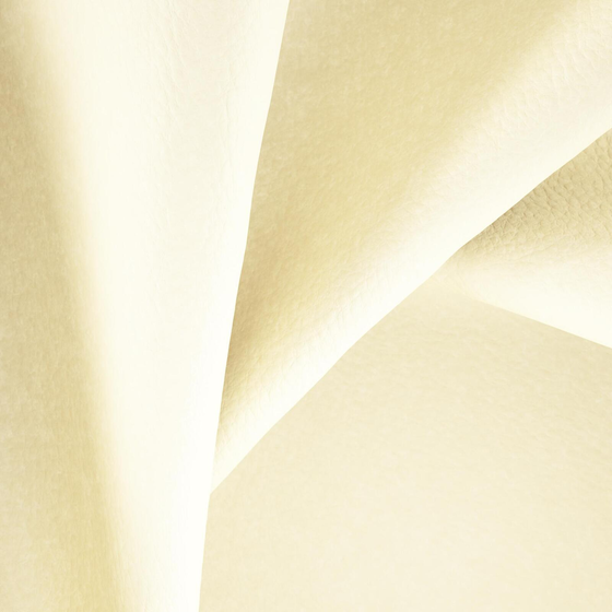 Photo of the fabric Bonanza Cream swatch by Zepel. Use for Upholstery. Style of Leather And Vinyl, Plain