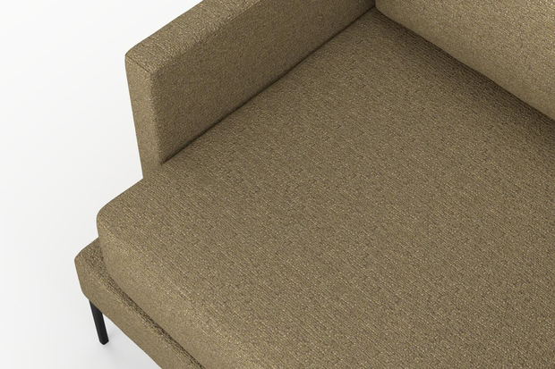 Photo of the fabric Grain Camouflage swatch by Mokum. Use for Upholstery, Accessory, Top of Bed. Style of Plain, Texture