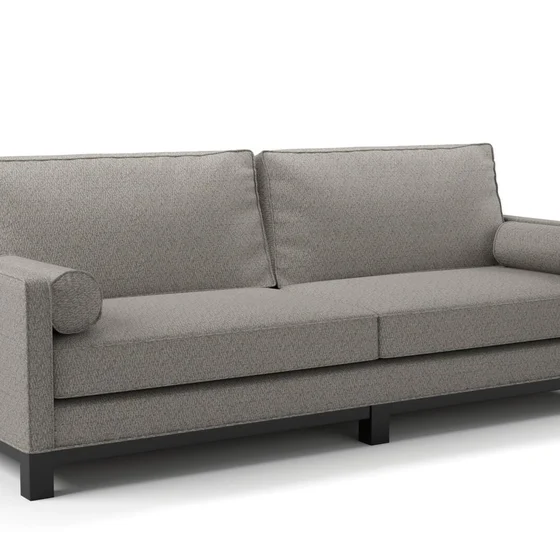 Photo of the fabric Stretch Sterling swatch by James Dunlop FibreGuard. Use for Upholstery, Accessory. Style of Plain, Texture