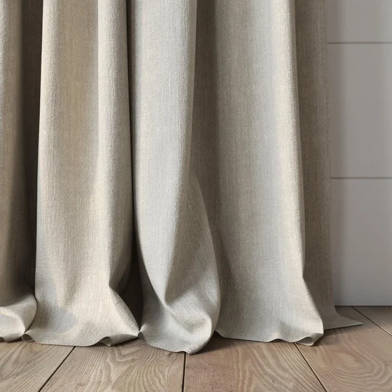 Photo of the fabric Effortless Crystal swatch by James Dunlop. Use for Curtains, Accessory. Style of Plain, Texture