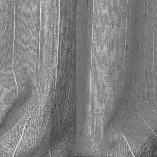Photo of the fabric Mira Shadow swatch by James Dunlop. Use for Sheer Curtains. Style of Sheer, Stripe