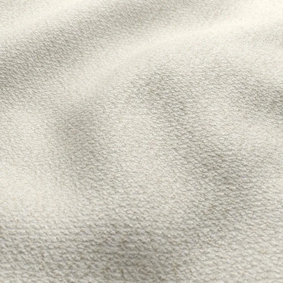 Photo of the fabric Raptor Ivory swatch by James Dunlop FibreGuard. Use for Upholstery, Accessory, Top of Bed. Style of Plain, Texture