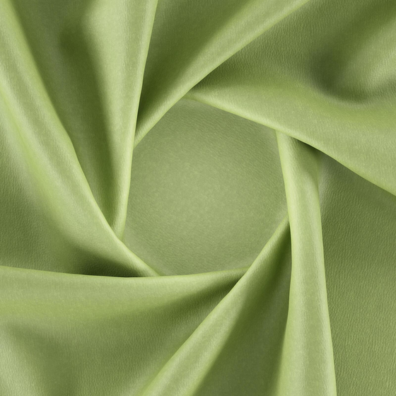 Photo of the fabric Bonanza Pesto swatch by Zepel. Use for Upholstery. Style of Leather And Vinyl, Plain