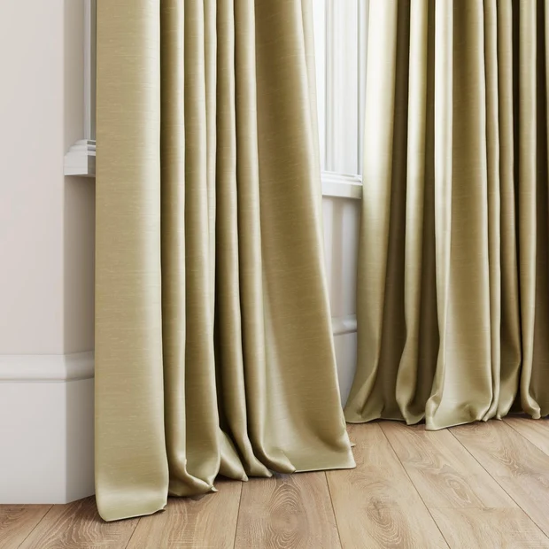 Photo of the fabric Luxe Bamboo swatch by James Dunlop Essentials. Use for Curtains, Accessory, Top of Bed. Style of Plain, Texture