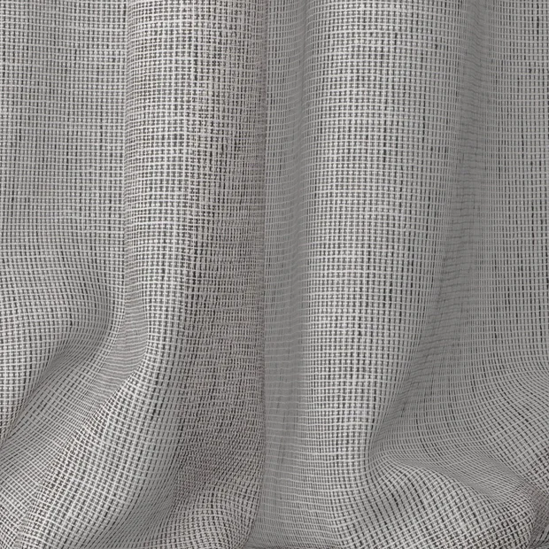 Photo of the fabric Seaview Black Sand swatch by James Dunlop. Use for Sheer Curtains. Style of Plain, Sheer