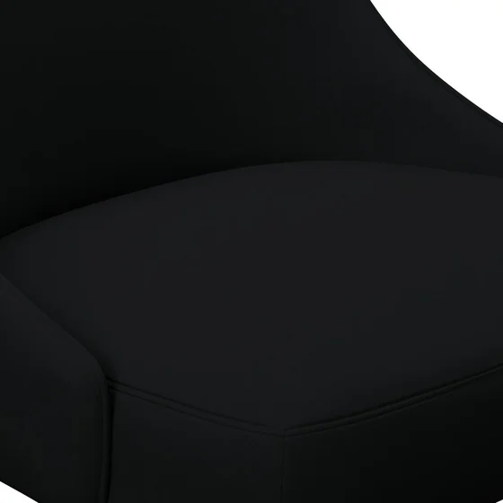Photo of the fabric Supervio Onyx swatch by James Dunlop FibreGuard. Use for Upholstery, Accessory, Top of Bed. Style of Plain, Velvet