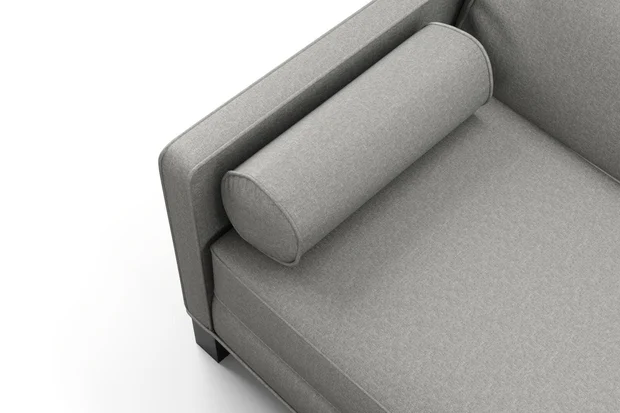 Photo of the fabric Taylor Frost Gray swatch by James Dunlop. Use for Curtains, Upholstery, Accessory. Style of Plain