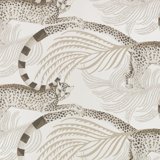 Photo of the fabric Delilah W450 02 swatch by Romo. Use for Wall Covering. Style of Animals And Birds