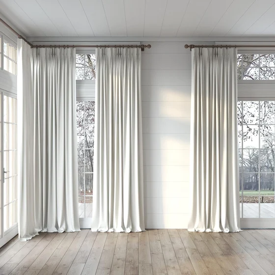 Photo of the fabric Trailblazer Ivory swatch by James Dunlop FibreGuard. Use for Curtains, Upholstery, Accessory, Top of Bed. Style of Texture, Traditional