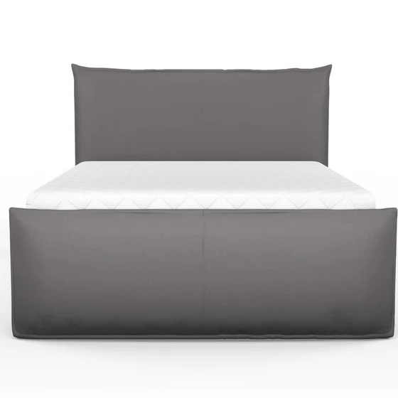 Photo of the fabric Infinite Night Shade swatch by Mokum. Use for Curtains, Upholstery, Accessory, Top of Bed. Style of Plain, Texture