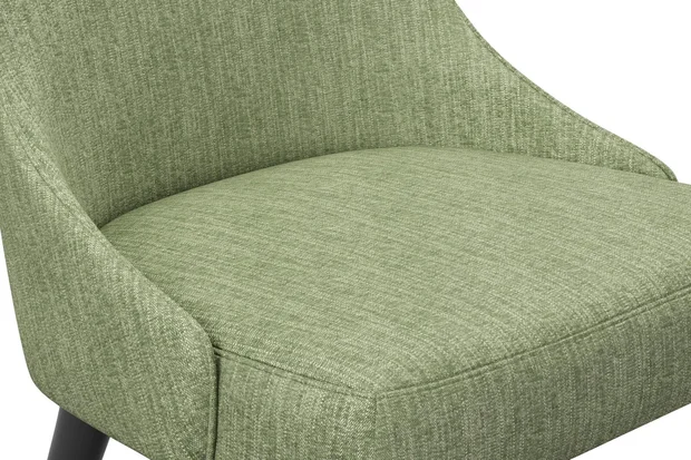 Photo of the fabric Trezor Laurel swatch by James Dunlop FibreGuard. Use for Curtains, Upholstery, Accessory. Style of Chenille, Plain