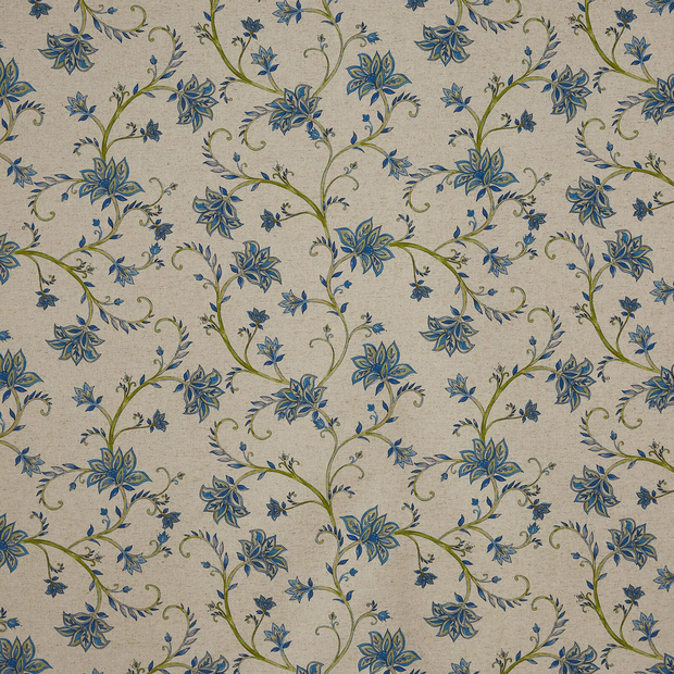 Photo of the fabric Kentwell 8805 518 swatch by Prestigious. Use for Curtains, Accessory. Style of Floral And Botannical, Print