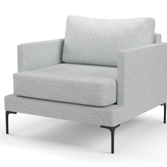 Photo of the fabric Elba Oyster swatch by Mokum. Use for Upholstery, Accessory. Style of Plain, Texture