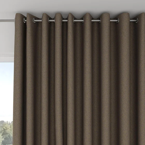Photo of the fabric Bora Bora Kelp swatch by Mokum FibreGuard. Use for Curtains, Upholstery, Accessory. Style of Plain, Texture