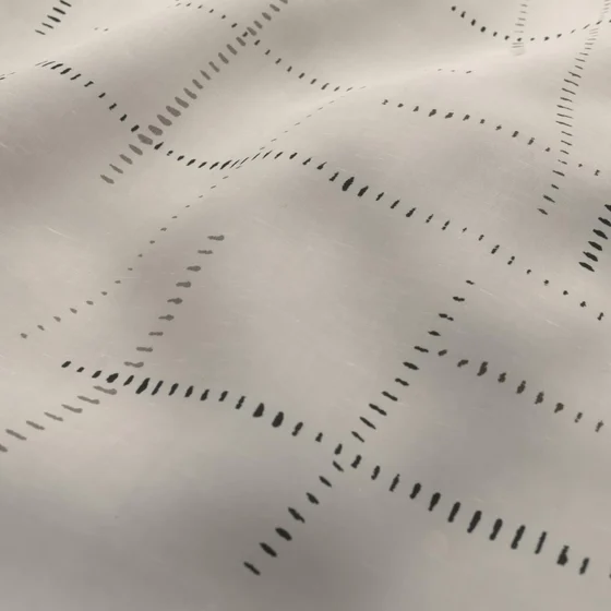 Photo of the fabric Handblock Basalt swatch by James Dunlop. Use for Curtains, Accessory. Style of Abstract, Print