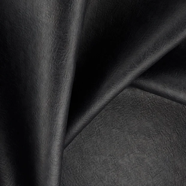 Photo of the fabric Tanning Onyx swatch by Zepel. Use for Upholstery, Accessory, Top of Bed. Style of Leather And Vinyl, Plain