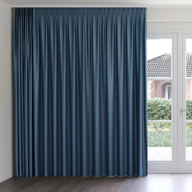Photo of the fabric Stallion 2 UC Delft swatch by James Dunlop Essentials. Use for Curtains, Accessory. Style of Plain, Texture