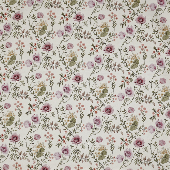 Photo of the fabric Longmoor 8825 204 swatch by Prestigious. Use for Curtains, Accessory. Style of Floral And Botannical, Print