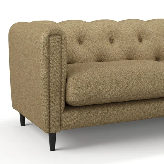Photo of the fabric Staunch Chutney swatch by James Dunlop FibreGuard. Use for Upholstery, Accessory, Top of Bed. Style of Plain, Texture
