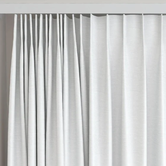 Photo of the fabric Silk Road Winter Snow swatch by James Dunlop Essentials. Use for Curtains, Accessory. Style of Plain, Texture