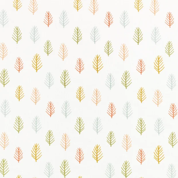 Photo of the fabric Tiny Trees V3589 01 swatch by Villa Nova. Use for Curtains. Style of Embroidery, Floral And Botannical