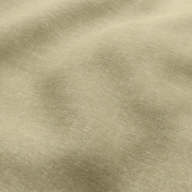 Photo of the fabric Rover Putty swatch by Zepel. Use for Curtains, Upholstery, Accessory, Top of Bed. Style of Chenille, Plain