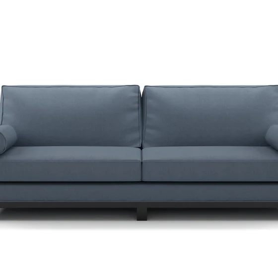 Photo of the fabric Classique Indigo swatch by James Dunlop. Use for Upholstery, Accessory. Style of Plain