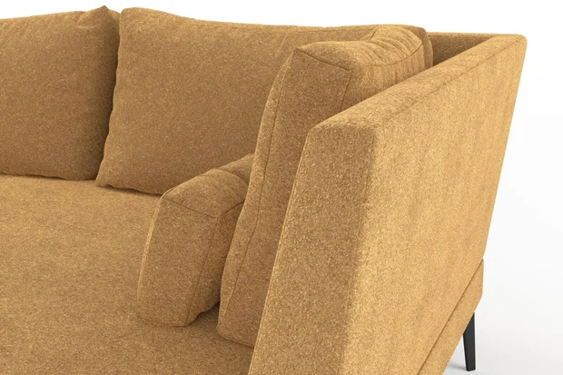 Photo of the fabric Modernist Camel swatch by Mokum. Use for Upholstery, Accessory. Style of Plain, Texture