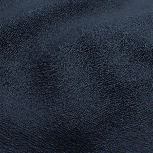 Photo of the fabric Sabato Navy swatch by James Dunlop FibreGuard. Use for Upholstery, Accessory. Style of Plain, Texture