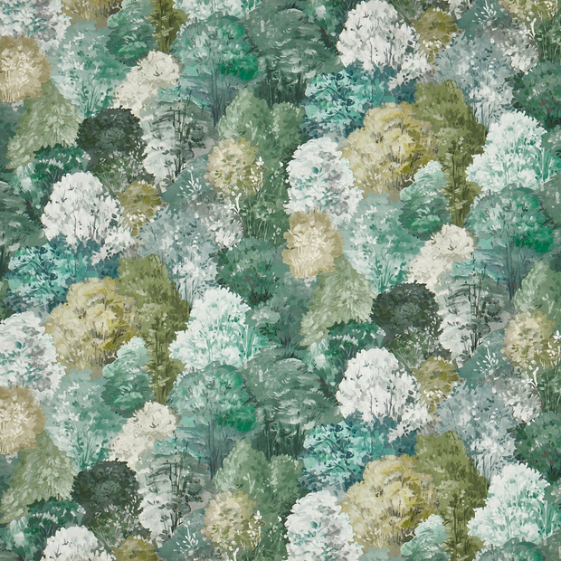 Photo of the fabric Mori 8791 628 swatch by Prestigious. Use for Curtains, Accessory. Style of Floral And Botannical, Print