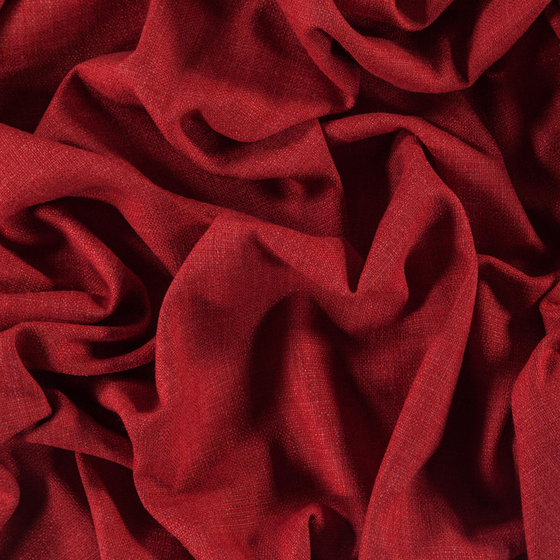 Photo of the fabric Domo Poppy swatch by Zepel. Use for Curtains, Upholstery, Accessory, Top of Bed. Style of Plain, Texture