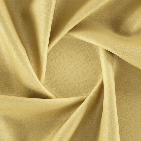 Photo of the fabric Lala Gold swatch by Zepel. Use for Curtains, Accessory, Top of Bed. Style of Dim Out, Plain