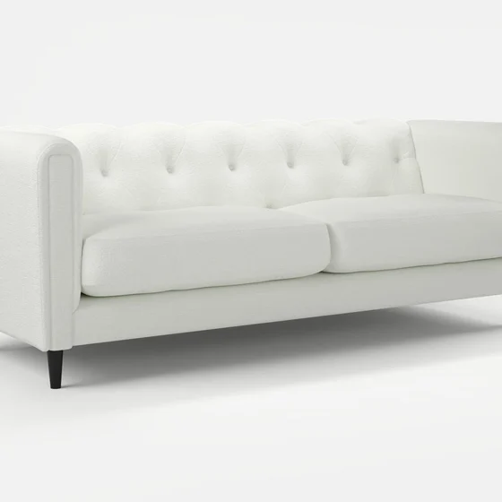Photo of the fabric Duel Ice swatch by James Dunlop FibreGuard. Use for Upholstery, Accessory. Style of Plain, Texture