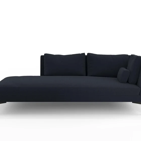 Photo of the fabric Alpaca Velvet Midnight swatch by Mokum. Use for Upholstery, Accessory. Style of Plain, Velvet