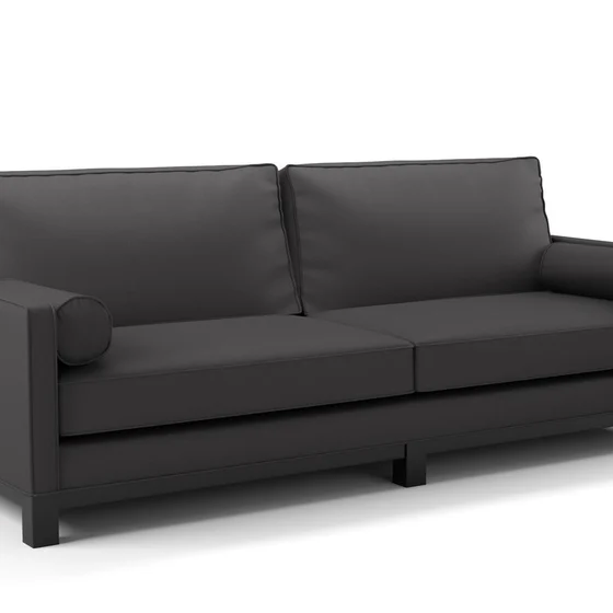 Photo of the fabric Urban Charcoal swatch by James Dunlop. Use for Curtains, Upholstery, Accessory. Style of Plain, Texture