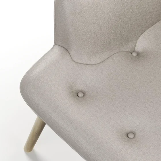 Photo of the fabric Poker Dove swatch by James Dunlop FibreGuard. Use for Upholstery, Accessory, Top of Bed. Style of Chenille, Plain