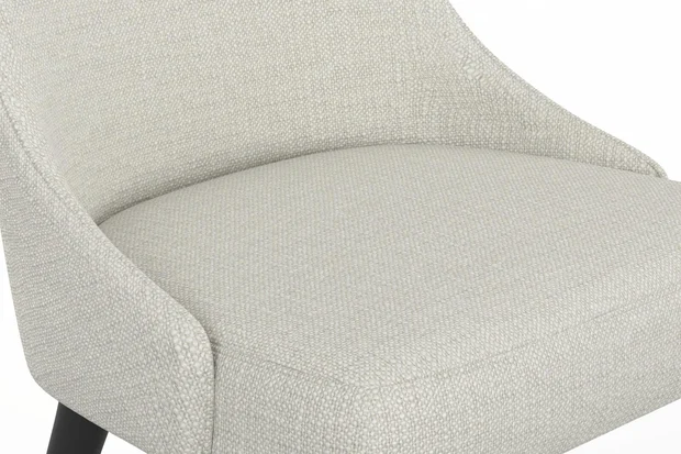 Photo of the fabric Grounded Oyster swatch by James Dunlop. Use for Upholstery, Accessory. Style of Plain, Texture