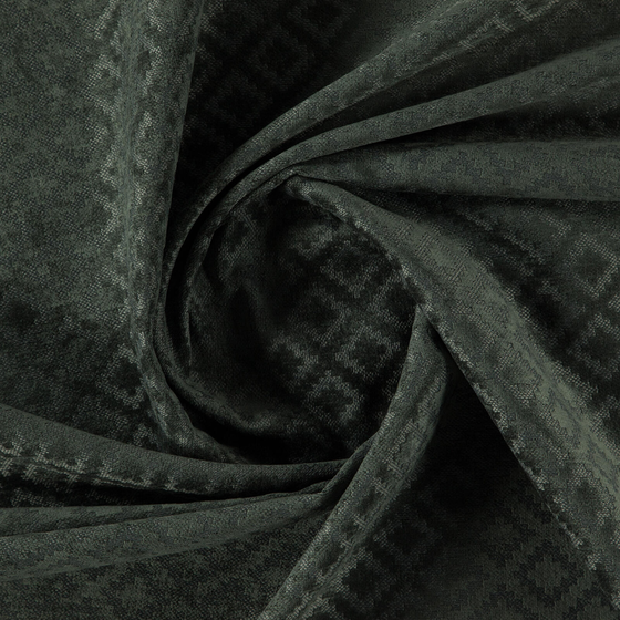 Photo of the fabric Arien Graphite swatch by Zepel. Use for Curtains, Upholstery, Accessory, Top of Bed. Style of Abstract, Chenille