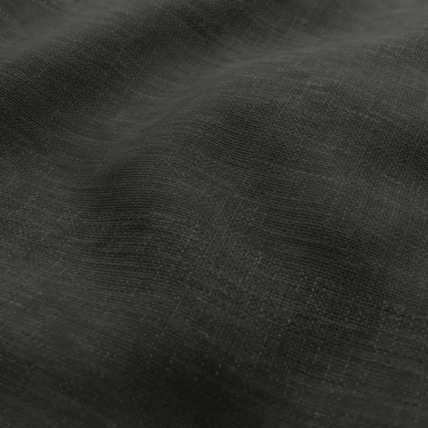 Photo of the fabric Troy Ink swatch by Zepel. Use for Upholstery, Accessory, Top of Bed. Style of Plain, Texture