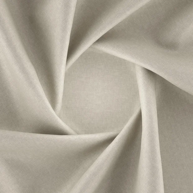 Photo of the fabric Naturama Taupe swatch by Zepel FibreGuard. Use for Curtains, Upholstery, Accessory, Top of Bed. Style of Plain, Texture
