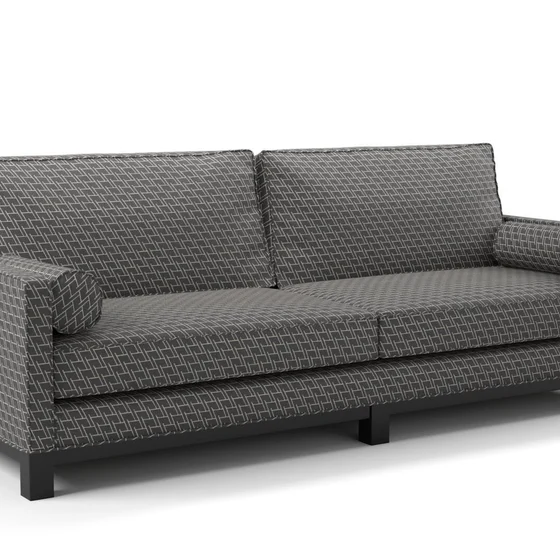 Photo of the fabric Leverett Alexander swatch by James Dunlop. Use for Upholstery, Accessory. Style of Chenille, Geometric