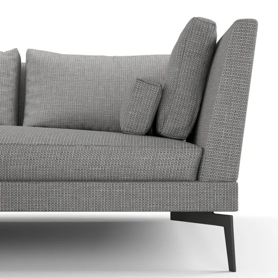 Photo of the fabric Souk Granite swatch by Mokum. Use for Upholstery, Accessory. Style of Plain, Texture