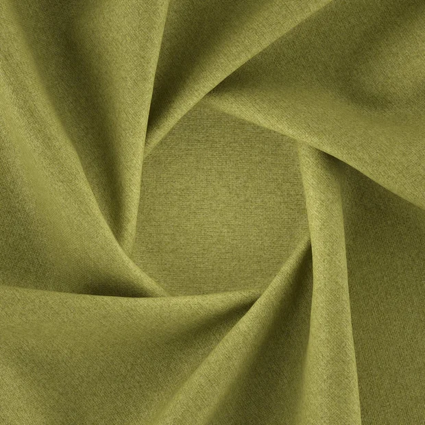 Photo of the fabric Devon Moss swatch by Zepel. Use for Upholstery, Accessory, Top of Bed. Style of Plain, Texture